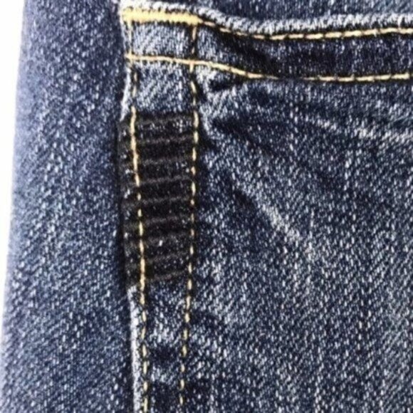 Paige skyline ankle peg distressed blue jeans size 23 - Picture 6 of 8